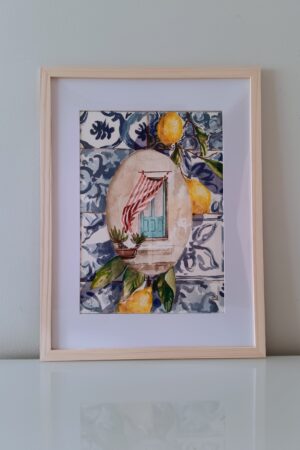 Limones de pueblo - Serie Ventanas a lo que un día fue